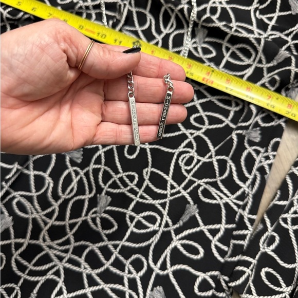 Michael Kors • Chain Detail Bell Sleeve Boho Top - Picture 8 of 11